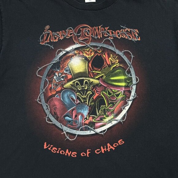 Vintage Y2K Insane Clown Posse Visions Of Choas Band T Shirt - Picture 3 of 6